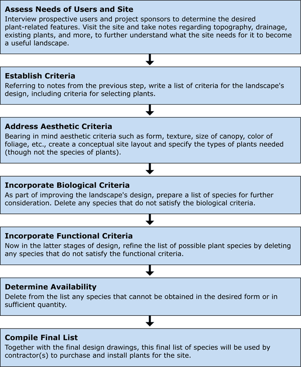 Plant Selection Process